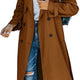 Juliet | Double-Breasted Belted Longline Trench Coat for Women