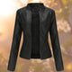 Larissa | Slim-Fit Zip-Up Moto Jacket for Women